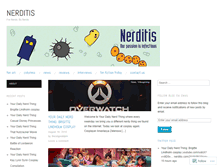 Tablet Screenshot of nerditis.com
